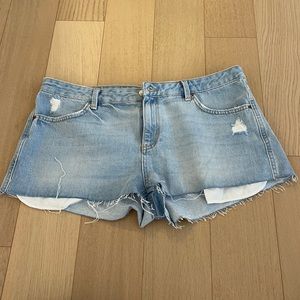 Topshop denim shorts